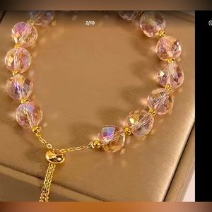 Beautiful crystal bracelet hand crafted